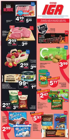 IGA catalogue in Saguenay | Current special promotions | 2025-08-21T00:00:00.000Z - 2025-08-27T00:00:00.000Z
