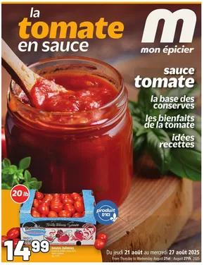Metro catalogue in Charny | Metro weekly flyer Quebec | 2025-08-21T00:00:00.000Z - 2025-08-27T00:00:00.000Z