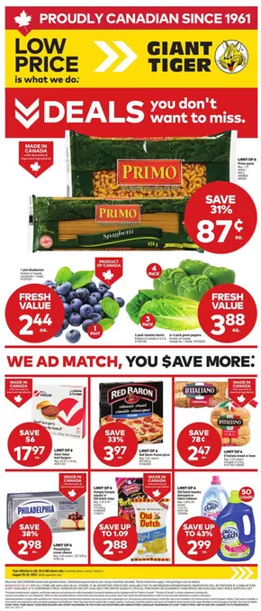 Giant Tiger catalogue in Vaughan | Weekly Flyer | 2025-08-20T00:00:00.000Z - 2025-08-26T00:00:00.000Z