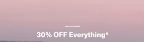 30% off everything 