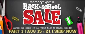Memory Express catalogue in Saint-Lambert | Back to school  | 2025-08-19T00:00:00.000Z - 2025-09-09T00:00:00.000Z
