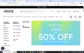 Ardene catalogue in L'Île-Cadieux | End of season sale  | 2025-08-19T00:00:00.000Z - 2025-09-09T00:00:00.000Z