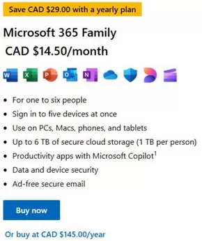 Microsoft catalogue in Vancouver | Paid monthly  | 2025-08-19T00:00:00.000Z - 2025-08-31T00:00:00.000Z