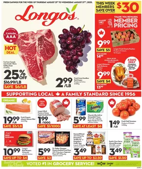 Longo's catalogue in Drummondville | Current bargains and offers | 2025-08-21T00:00:00.000Z - 2025-08-27T00:00:00.000Z