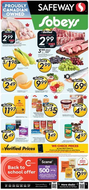 Sobeys catalogue in Courtenay | Current deals and offers | 2025-08-21T00:00:00.000Z - 2025-08-27T00:00:00.000Z