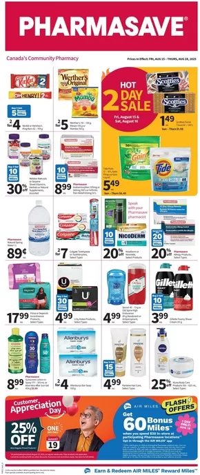 Pharmasave catalogue | Great offer for bargain hunters | 2025-08-15T00:00:00.000Z - 2025-08-28T00:00:00.000Z