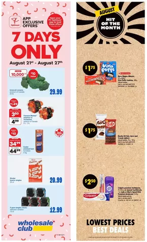 Wholesale Club catalogue in Charny | Our best bargains | 2025-08-21T00:00:00.000Z - 2025-09-10T00:00:00.000Z