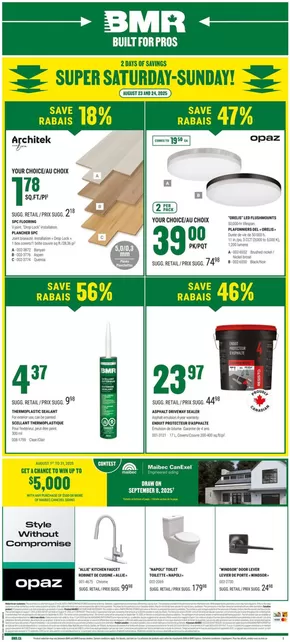 BMR catalogue in Truro | Weekly Ad | 2025-08-23T00:00:00.000Z - 2025-08-24T00:00:00.000Z