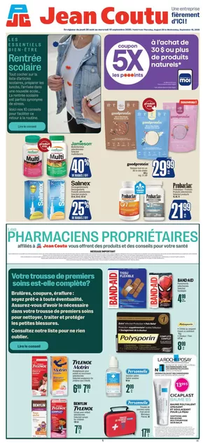 Jean Coutu catalogue in Sarnia | Special Insert | 2025-08-28T00:00:00.000Z - 2025-09-10T00:00:00.000Z