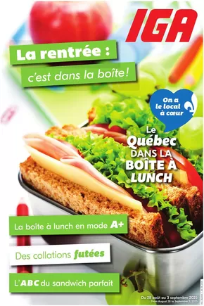 IGA catalogue in Montreal | Discounts and promotions | 2025-08-28T00:00:00.000Z - 2025-09-03T00:00:00.000Z