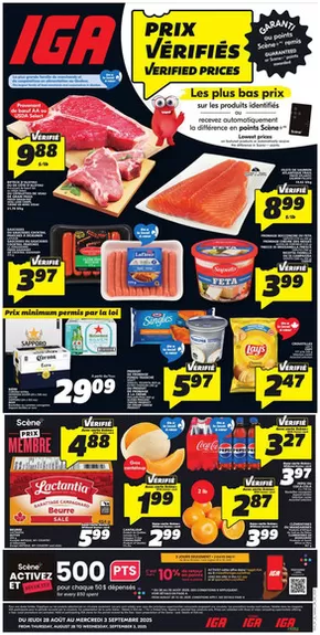 IGA catalogue in Saint-Lambert | Our best bargains | 2025-08-28T00:00:00.000Z - 2025-09-03T00:00:00.000Z