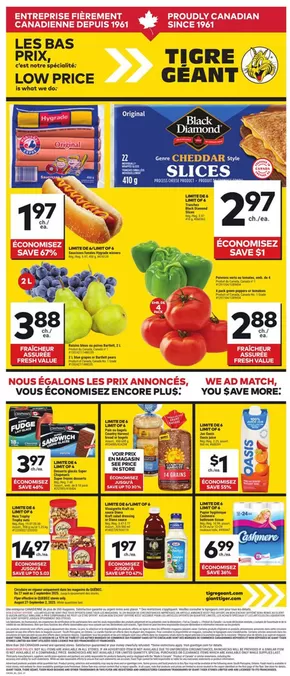 Giant Tiger catalogue in Calgary | Attractive special offers for everyone | 2025-08-27T00:00:00.000Z - 2025-09-02T00:00:00.000Z
