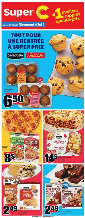 Super C catalogue in Quebec | Circulaire | 2025-08-28T00:00:00.000Z - 2025-09-03T00:00:00.000Z