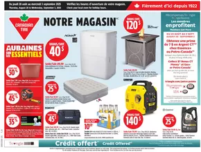 Canadian Tire catalogue | Discounts and promotions | 2025-08-28T00:00:00.000Z - 2025-09-03T00:00:00.000Z