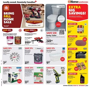 Home Hardware catalogue in Rosetown | Our best bargains | 2025-08-28T00:00:00.000Z - 2025-09-10T00:00:00.000Z