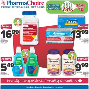PharmaChoice catalogue in Trochu | Discover attractive offers | 2025-08-28T00:00:00.000Z - 2025-09-03T00:00:00.000Z