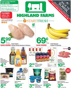 Highland Farms flyer