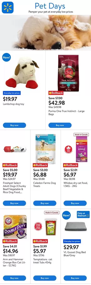 Walmart catalogue in Winnipeg | Great discounts on selected products | 2025-08-27T00:00:00.000Z - 2025-09-10T00:00:00.000Z