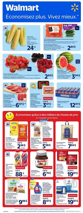Walmart catalogue in Winnipeg | Top offers for smart savers | 2025-08-28T00:00:00.000Z - 2025-09-03T00:00:00.000Z