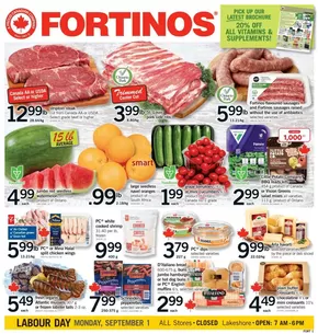 Fortinos catalogue in Sarnia | Fortinos weekly flyer | 2025-08-28T00:00:00.000Z - 2025-09-03T00:00:00.000Z