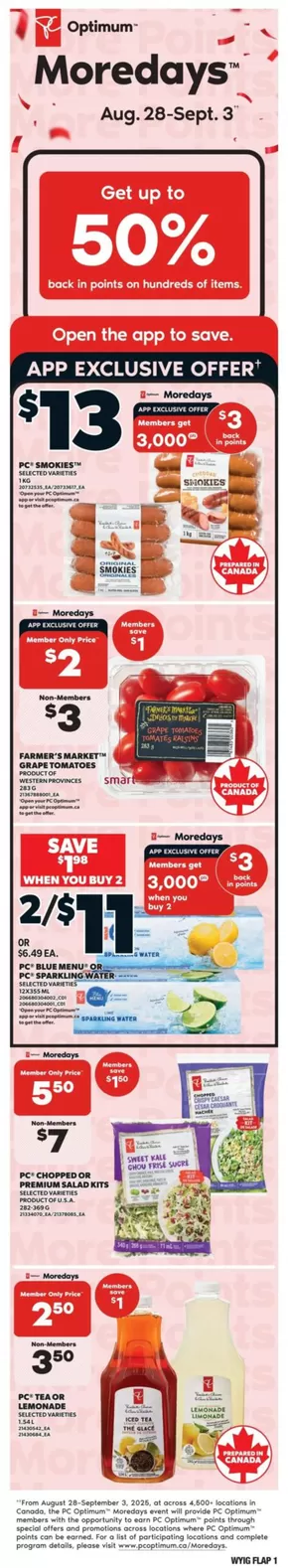 Independent Grocer catalogue in Grandview | Independent Grocer weeky flyer | 2025-08-28T00:00:00.000Z - 2025-09-03T00:00:00.000Z