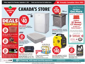 Canadian Tire catalogue in Trochu | Current deals and offers | 2025-08-29T00:00:00.000Z - 2025-09-04T00:00:00.000Z