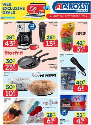 Rossy catalogue in Trochu | New offers to discover | 2025-08-28T00:00:00.000Z - 2025-09-03T00:00:00.000Z