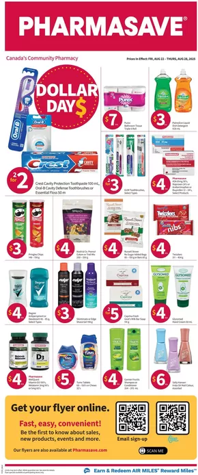 Pharmasave catalogue in Guelph | Our best offers for you | 2025-08-22T00:00:00.000Z - 2025-08-28T00:00:00.000Z