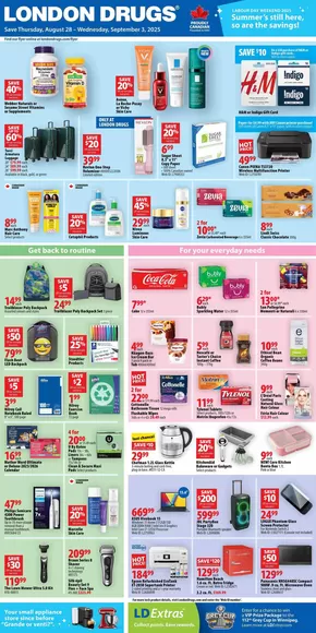 London Drugs catalogue in Guelph | Top offers for all bargain hunters | 2025-08-28T00:00:00.000Z - 2025-09-03T00:00:00.000Z