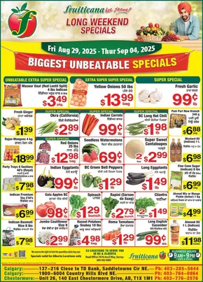 Fruiticana catalogue in Rosetown | Fruiticana flyer | 2025-08-29T00:00:00.000Z - 2025-09-04T00:00:00.000Z