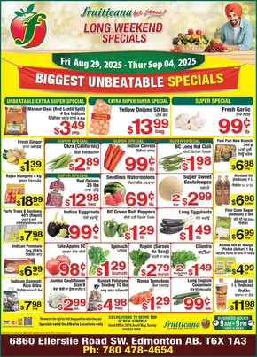 Fruiticana catalogue in Rosetown | Great discounts on selected products | 2025-08-29T00:00:00.000Z - 2025-09-04T00:00:00.000Z