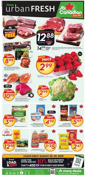 Sobeys catalogue in Lloydminster | Current special promotions | 2025-08-28T00:00:00.000Z - 2025-09-03T00:00:00.000Z