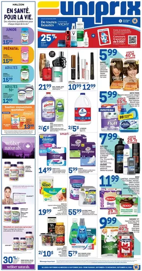 Uniprix catalogue | Uniprix Weekly ad | 2025-09-04T00:00:00.000Z - 2025-09-10T00:00:00.000Z