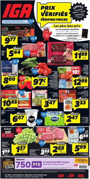 IGA catalogue in Beloeil | Great offer for bargain hunters | 2025-09-04T00:00:00.000Z - 2025-09-10T00:00:00.000Z
