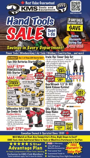 KMS Tools catalogue in Kingston | KMS Tools 2509 September Flyer | 2025-09-02T00:00:00.000Z - 2025-09-16T00:00:00.000Z
