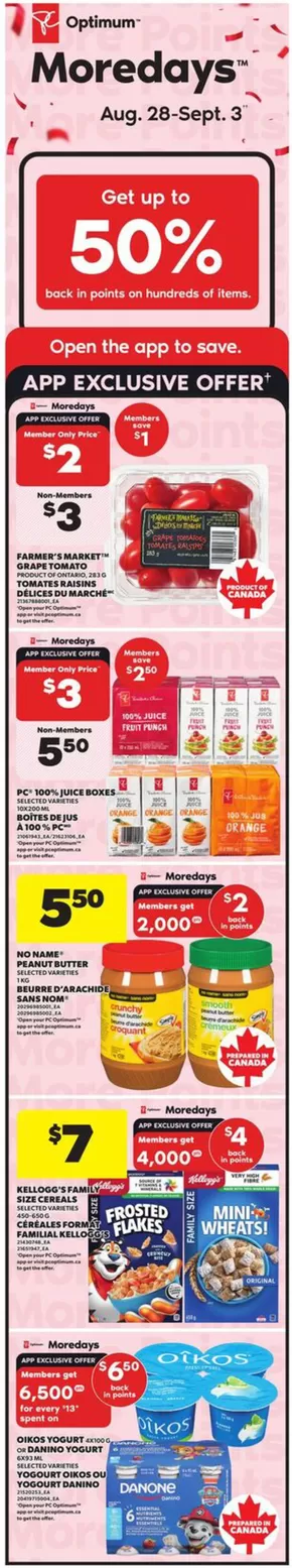 Real Canadian Superstore catalogue | Weekly flyer | 2025-09-02T00:00:00.000Z - 2025-09-03T00:00:00.000Z