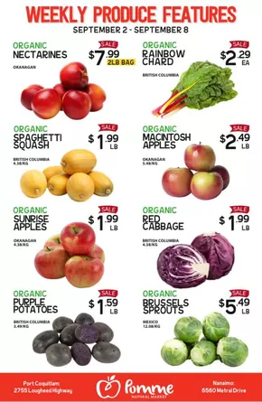 Pomme Natural Market catalogue in Matagami | Weekly flyer  | 2025-09-03T00:00:00.000Z - 2025-09-08T00:00:00.000Z