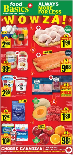 Food Basics catalogue in Matagami | Current bargains and offers | 2025-09-04T00:00:00.000Z - 2025-09-10T00:00:00.000Z