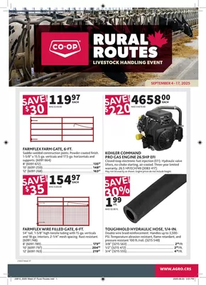 Co-op Agro catalogue | Offers for bargain hunters | 2025-09-04T00:00:00.000Z - 2025-09-17T00:00:00.000Z