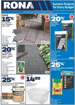 RONA Weekly ad