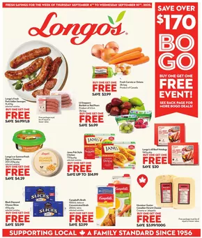 Longo's catalogue in Matagami | Offers for bargain hunters | 2025-09-04T00:00:00.000Z - 2025-09-10T00:00:00.000Z