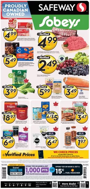 Sobeys catalogue in Leduc | Offers for bargain hunters | 2025-09-04T00:00:00.000Z - 2025-09-10T00:00:00.000Z