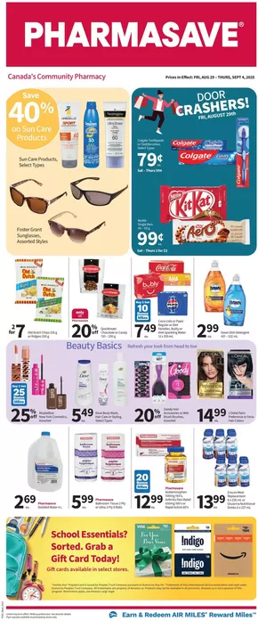Pharmasave catalogue in Hamilton | Attractive special offers for everyone | 2025-08-29T00:00:00.000Z - 2025-09-04T00:00:00.000Z