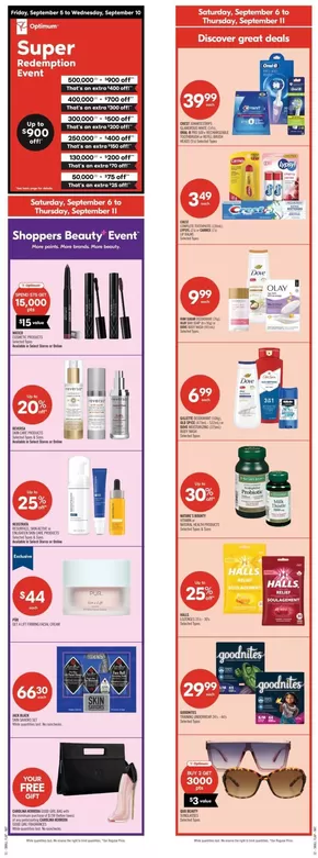 Shoppers Drug Mart catalogue in Medicine Hat | Shoppers Drug Mart Weekly ad | 2025-09-06T00:00:00.000Z - 2025-09-11T00:00:00.000Z