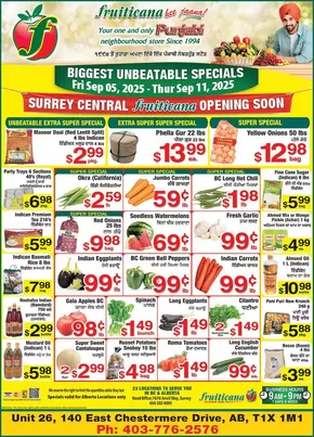 Fruiticana catalogue in Edmonton | Top deals and discounts | 2025-09-05T00:00:00.000Z - 2025-09-19T00:00:00.000Z