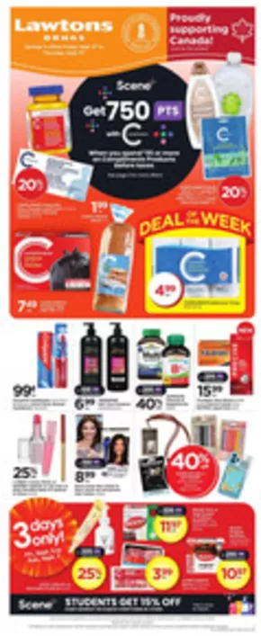 Lawtons Drugs catalogue in Brampton | Weekly Ad | 2025-09-05T00:00:00.000Z - 2025-09-11T00:00:00.000Z
