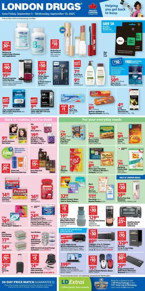 London Drugs catalogue in Brampton | Great discounts on selected products | 2025-09-05T00:00:00.000Z - 2025-09-10T00:00:00.000Z