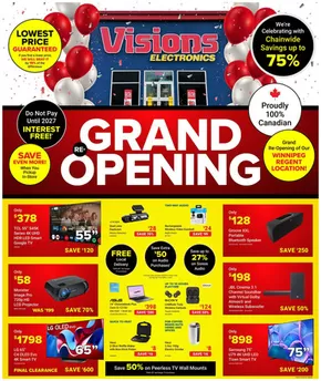 Visions Electronics catalogue in Saint Mary's | Flyer | 2025-09-05T00:00:00.000Z - 2025-09-11T00:00:00.000Z