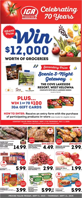 Market Place IGA catalogue in Midland | Current Week Flyer | 2025-09-08T00:00:00.000Z - 2025-09-11T00:00:00.000Z