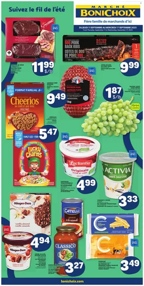 Marché Bonichoix catalogue in Sherbrooke QC | Circulaire de la semaine | 2025-09-11T00:00:00.000Z - 2025-09-17T00:00:00.000Z